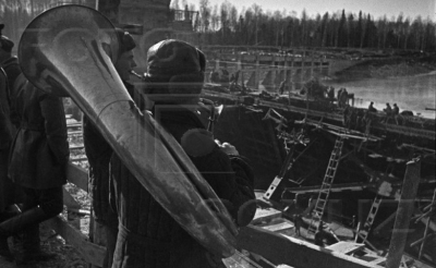 Заградворота в Дубне, апрель 1937 г.
